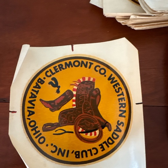 Vintage Western Saddle Club Water Slide Decals Lot of 45 NOS Ohio - Picture 2 of 4